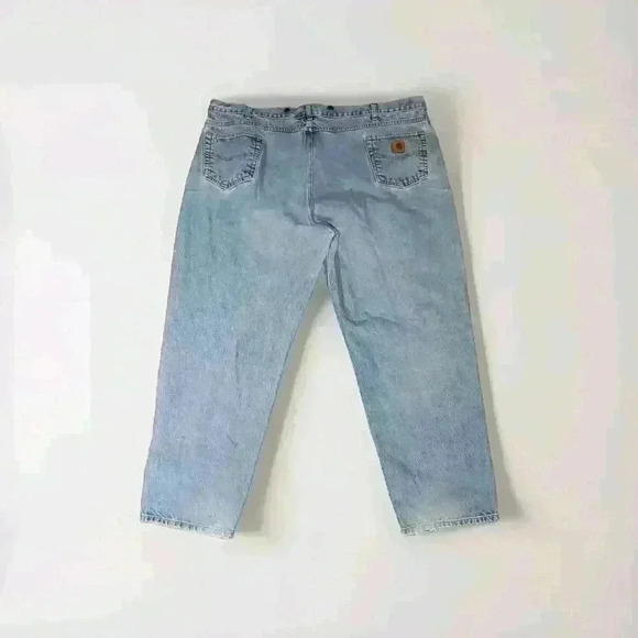 Carhartt Mens B17 Relaxed Tapered Jean 46x32 Classic Heavy Denim Rugged 4430 - Picture 2 of 10